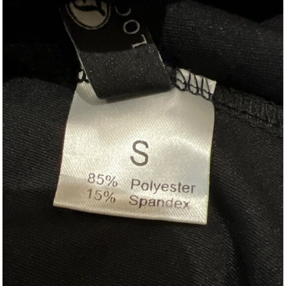 Lot of 2 Loovoo Workout Athletic Compression Dry Fit Yoga Gym Basic Tops ~ Small - Picture 10 of 10